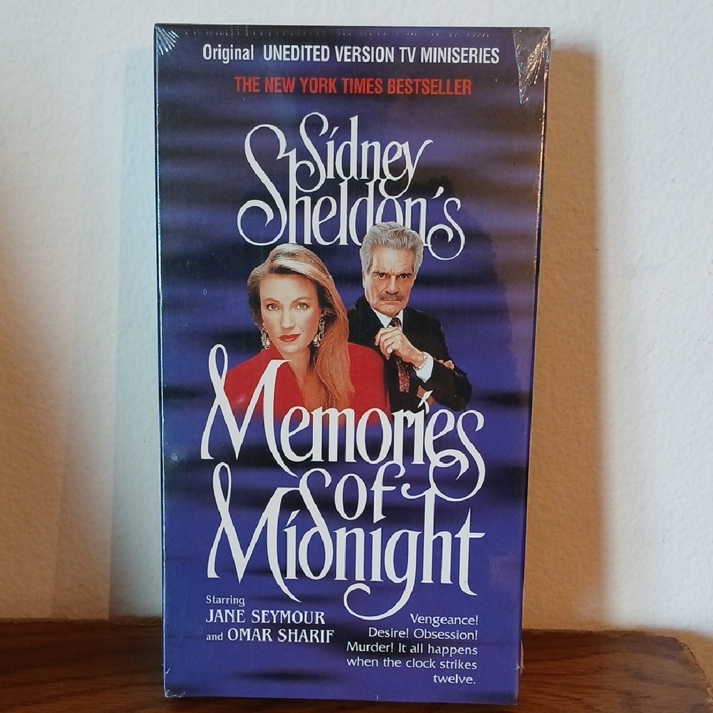 Sidney Sheldon's Memories of Midnight VHS Starring Jane Seymour
